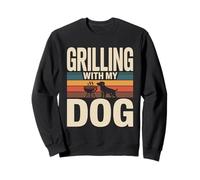 Faire des grillades avec Mon Chien, Un passionné de Barbecue Sweatshirt