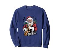 Faire des spiritueux Lumineux avec de la Musique - Santa Sax Vibes Sweatshirt