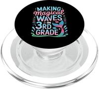 Faire des Vagues Magiques en sirène de 3e année pour la rentrée Scolaire PopSockets PopGrip pour MagSafe