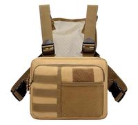 Faire du faisceau de poitrine Téléphone Running | Poitrine extérieure pochette de gréement de bandes rivales réglable | Pack de poitrine de l'utilitaire léger, poche d'organisation de course, équipeme