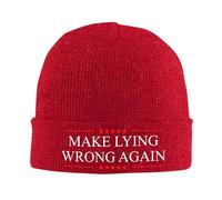 Faire du Mensonge Un Mal À Nouveau Bonnet Respirant Bonnet Hiver Thermique Bonnets pour Ski Femme l'escalade