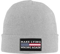 Faire du Mensonge Un Mal À Nouveau Bonnet Thermo Coupe-Vent Bonnet Doux Bonnets pour Randonnée Shopping Course À Pied