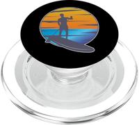 Faire du Stand up Paddle au Lever du Soleil PopSockets PopGrip pour MagSafe