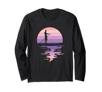 Faire du Stand up Paddle sur la Planche au Lever du Soleil Manche Longue