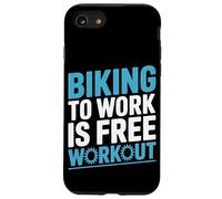 Faire du vélo au travail est un vélo d'entraînement gratuit Coque pour iPhone SE (2020) / 7 / 8