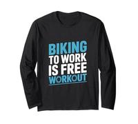 Faire du vélo au travail est un vélo d'entraînement gratuit Manche Longue