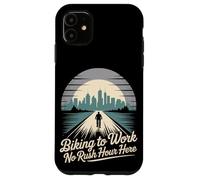 Faire du vélo au travail Pas d'heure de pointe ici Coque pour iPhone 11