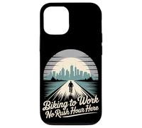 Faire du vélo au travail Pas d'heure de pointe ici Coque pour iPhone 12/12 Pro