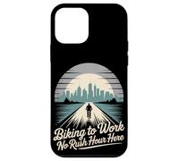 Faire du vélo au travail Pas d'heure de pointe ici Coque pour iPhone 12 mini