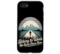 Faire du vélo au travail Pas d'heure de pointe ici Coque pour iPhone SE (2020) / 7 / 8