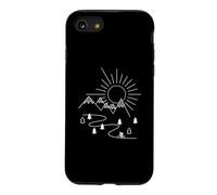 Faire du vélo sur Un Sentier de Montagne Coque pour iPhone SE (2020) / 7/8
