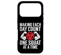 Faire en sorte Que Chaque Jour Compte Un Squat à la Fois Entraîneur Personnel Coque pour iPhone 17 Pro