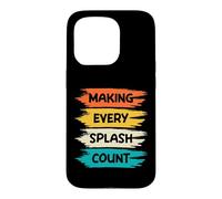 Faire en sorte Que Chaque Splash Compte Dock plongée Coque pour iPhone 15 Pro