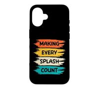 Faire en sorte Que Chaque Splash Compte Dock plongée Coque pour iPhone 16