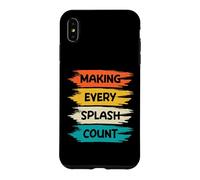 Faire en sorte Que Chaque Splash Compte Dock plongée Coque pour iPhone XS Max