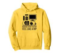 Faire en sorte que chaque visiteur se sente comme une réception de réceptionniste VIP Sweat à Capuche