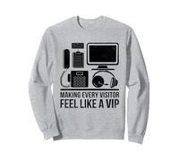 Faire en sorte que chaque visiteur se sente comme une réception de réceptionniste VIP Sweatshirt