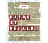 Faire et défaire - Mathis - Thierry Magnier Eds - broché - Roman adolescent dès 13 ans