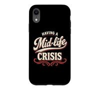 Faire Face à Une Crise de la quarantaine : C'est drôle de Vieillir Coque pour iPhone XR