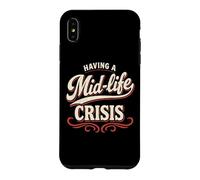 Faire Face à Une Crise de la quarantaine : C'est drôle de Vieillir Coque pour iPhone XS Max