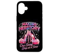 Faire Herstory Une étape impertinente à la Fois Coque pour iPhone 16 Plus