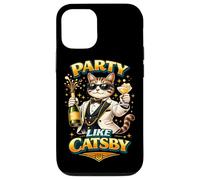 Faire la fête comme The Great Catsby Parodie Funny Cat Coque pour iPhone 12/12 Pro