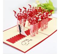 Faire part de mariage Cartes Pop UP 3D Invitations De Mariage Cadeaux Fête Carte Voeux Anniversaire Saint Valentin Postale Faire part de mariage personnalisé(Style3)