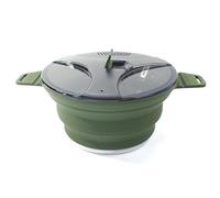 FAIRE Popote Bivouac, Casserole Camping Pliante, Vaisselle Camping Portable en gel de Silice, Batterie de Cuisine Pliable pour Pique-Nique, Trekking et Randonnée