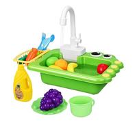 Faire Semblant De Jouer À L'évier De Cuisine, Jouets Électriques pour Tout-Petits, Eau Courante, Ensemble De Rôles pour, 16,54x10,24x11,42 Pouces, Imitation Plastique ABS, Apprentissage, Robin