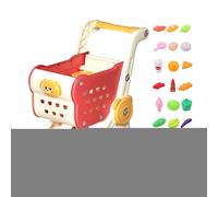 Faire Semblant De Jouer Au Panier - Mini Chariot D'épicerie Pour , Encourage La Motricité, L'interaction Sociale, Ensemble De Jeu De Rôle Éducatif Amusant Pour Garçons Et Filles | Cadeau D'anni