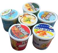 Faire semblant de jouet alimentaire résistant à la décoloration réaliste à la recherche 1:12 maison de poupée Miniature Simulation jouets de nouilles instantanées pour les Pratique et pratique