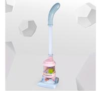 Faire Semblant de Jouet de Nettoyage sous Vide Conception Réaliste Stimulation Domestique Aspirateur Jouet pour Enfants en Plastique (Blue)