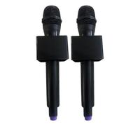 Faire Semblant de Microphones Drapeaux de Micro en Forme de Cube Léger | Accessoires Portatifs en Plastique pour Jeu de Rôle, Entretien en Classe, karaoké Familial, Voyage, Spectacle sur Scène