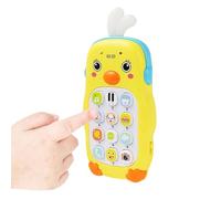 Faire Semblant de téléphone Jouet, téléphone Portable d'apprentissage précoce, Grand de Jeu avec lumière et Son, Gadget éducatif avec Boutons interactifs, Jouet Jeu rôle au Design Colo