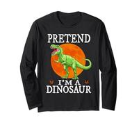 Faire Semblant Que Je suis Un Dinosaure Trex Funny Cartoon Manche Longue