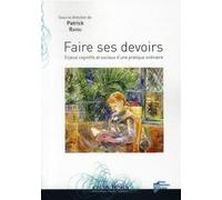 Faire ses devoirs - Pur - Presses Universitaires Rennes - broché - Essai