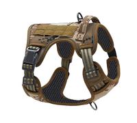 Faire un harnais de chien sans tir, gilet d'entraînement réglable, 0,78 pouce authentique matériau respirant, conception compacte facile, équipement de sauvetage en plein air pour chiens, quotidien, c
