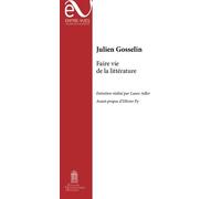 Faire vie de la littérature