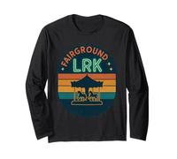 Fairground LRK Chemise rétro Carrousel Lumières Arkansas Night Manche Longue