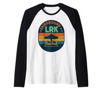 Fairground LRK Chemise rétro Carrousel Lumières Arkansas Night Manche Raglan