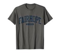 Fairhope Alabama AL College University Style Bleu T-Shirt