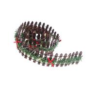 Fairies De Noël Clôture Jardin Ornement Paysage Miniature LED LED UP FENCE DÉCORATIVE FENCE POUR LES FAIRES DOULES NOBAT