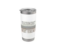 Fairmont West Virginia rétro Gobelet isotherme en acier inoxydable double paroi