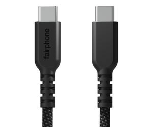 Fairphone ACCABL-4CC-WW1 câble USB USB 2.0 2,5 m USB C Noir