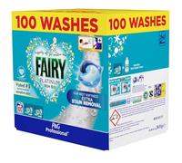 Fairry Capsules de platine non bio avec détachant supplémentaire, 100 lavages