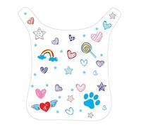 Fairsailrain Pet Luminous Clothes, LED Color Light Dog Glowing Costume, Adjustable Polyester Pet Coat, for Large Medium Small Cats Dogs No Batteries Included (S)
