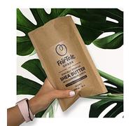 FairTale GHANA Beurre de Karité Africain Brut 450 gr Récolté sauvage, d'origine éthique, 100% naturel, non raffiné, à base de plantes, végétalien, ivoire.