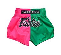 Fairtex BS1911 Fighter Muay Thai Short Rose/Vert, Vert, L