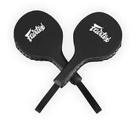 Fairtex BXP1 Paire de palettes de boxe en cuir de qualité supérieure Noir