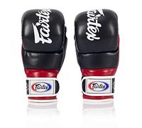 Fairtex FGV18 Super Sparring Grappling MMA Gants (Noir/Rouge, XL)